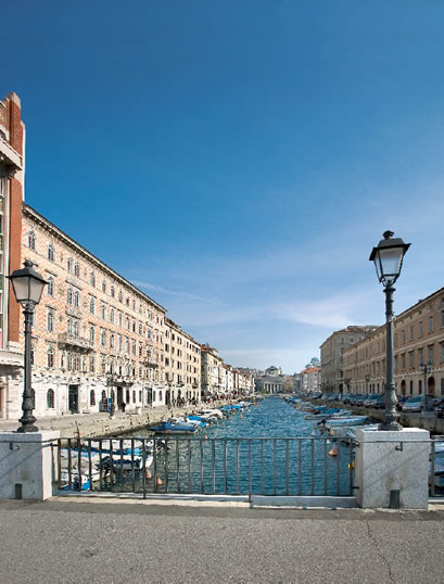 Trieste visione del Canal Grande